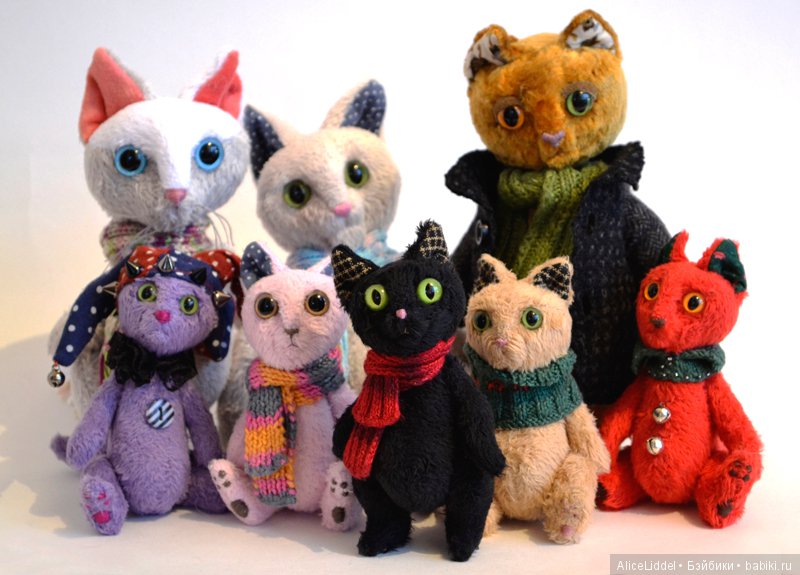 И снова, котики, игрушки ручной работы