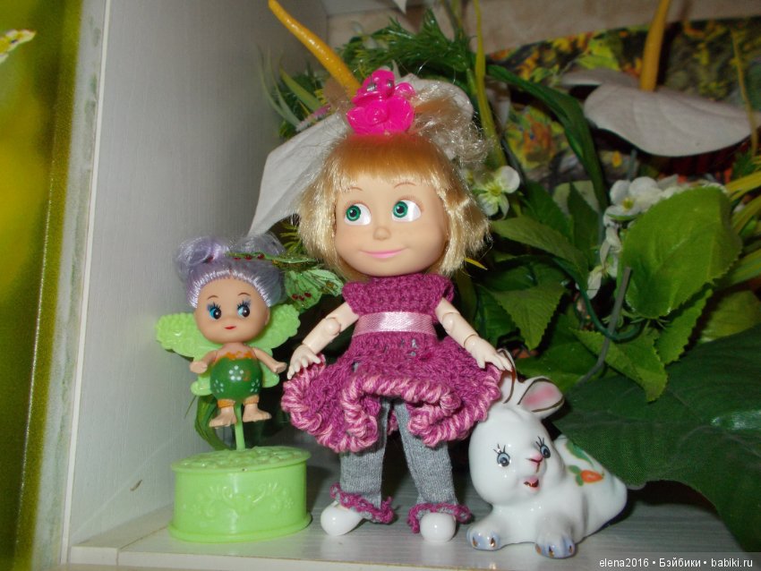 Егоза — Куклы Маша и Медведь (Simba): Маша в кармашке