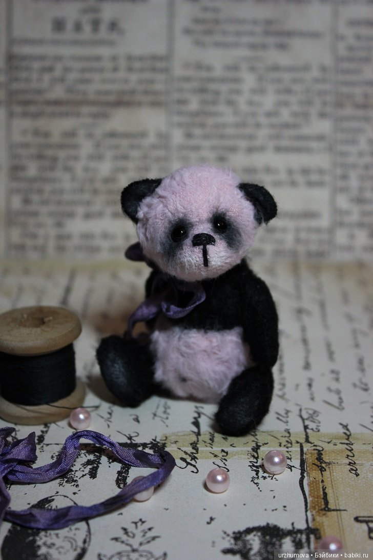 Черничная панда, мишка тедди (фото 2)