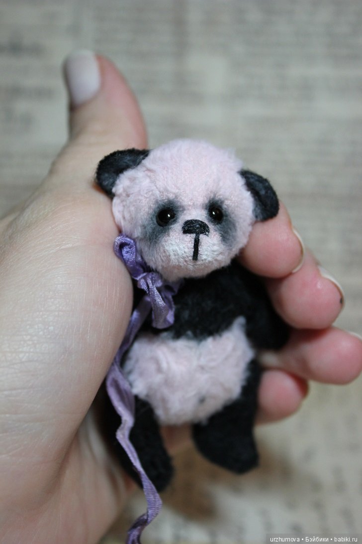 Черничная панда, мишка тедди (фото 4)