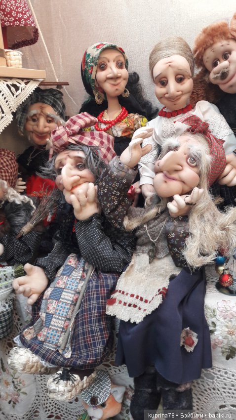 Баба Яга - костяная нога... или гламурная леди?Продолжение фоторепортажа с выставки Искусство Куклы в Москве.2016. Часть третья (фото 4)