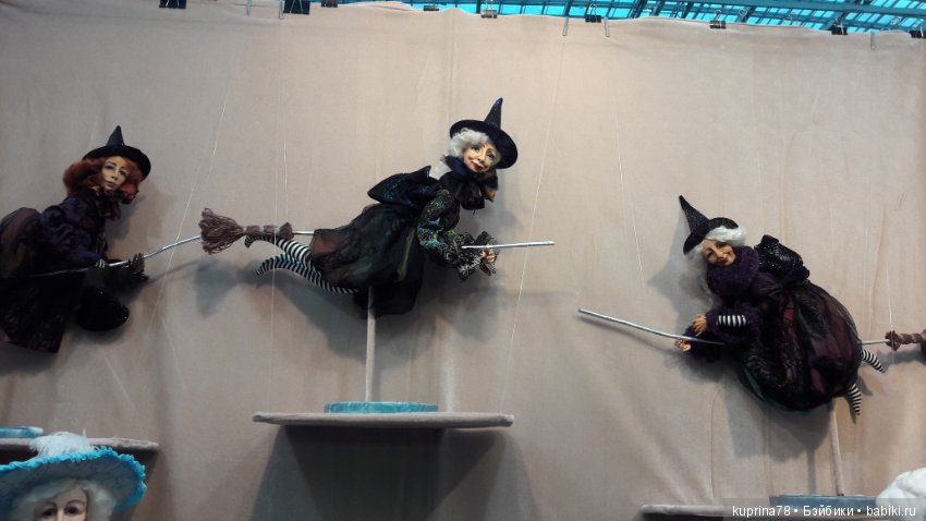 Баба Яга - костяная нога... или гламурная леди?Продолжение фоторепортажа с выставки Искусство Куклы в Москве.2016. Часть третья (фото 8)