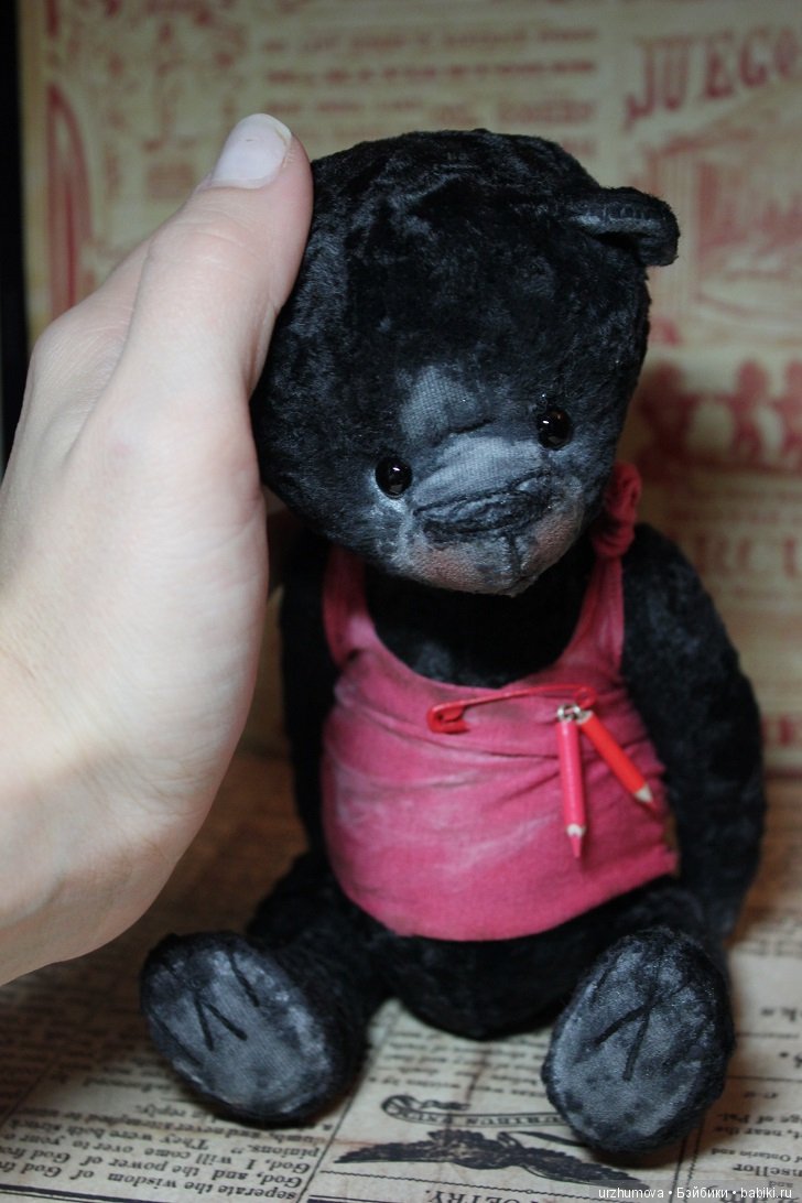 Карандаш, мишка тедди — Авторские мишки Тедди и друзья: фото (фото 5)