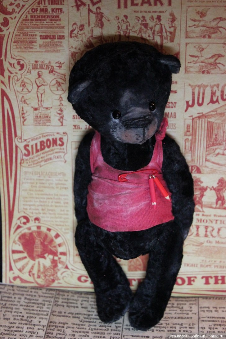 Карандаш, мишка тедди — Авторские мишки Тедди и друзья: фото (фото 3)