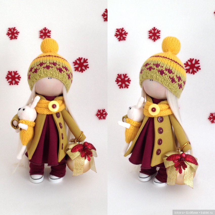 Моя новогодняя малышня. Куклы из ткани (фото 6)
