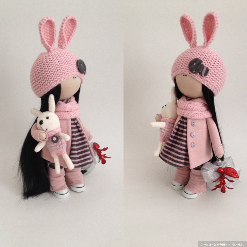 Моя новогодняя малышня. Куклы из ткани