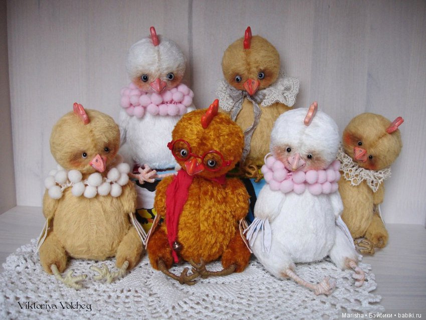 Петушок Тедди к Новому году с Викторией Волчег. Выкройка игрушки
