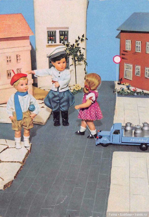 Куклы Käthe Kruse в открытках, акварели, фотографиях (фото 10)