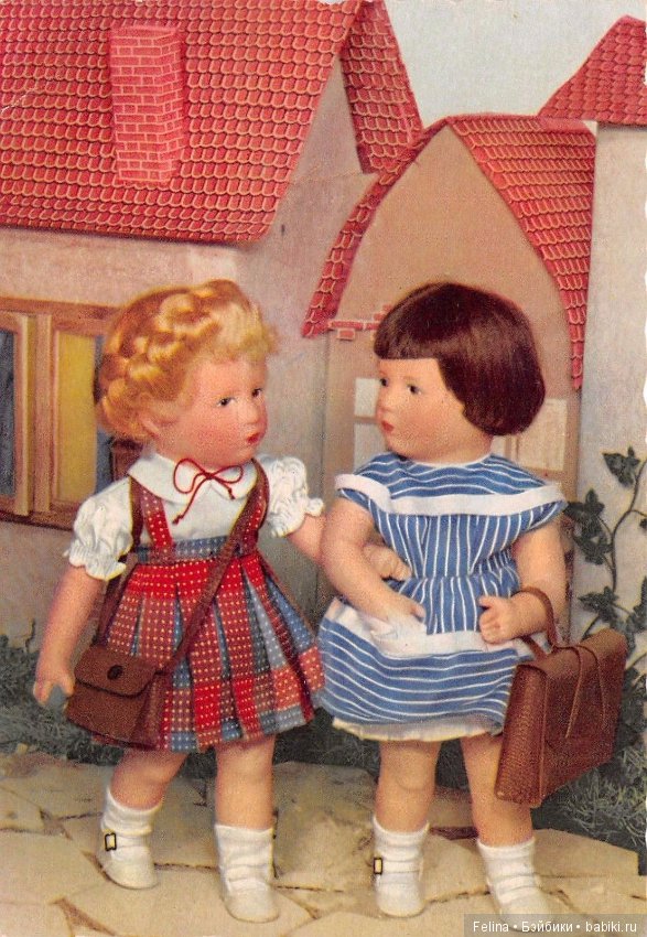 Куклы Käthe Kruse в открытках, акварели, фотографиях (фото 6)