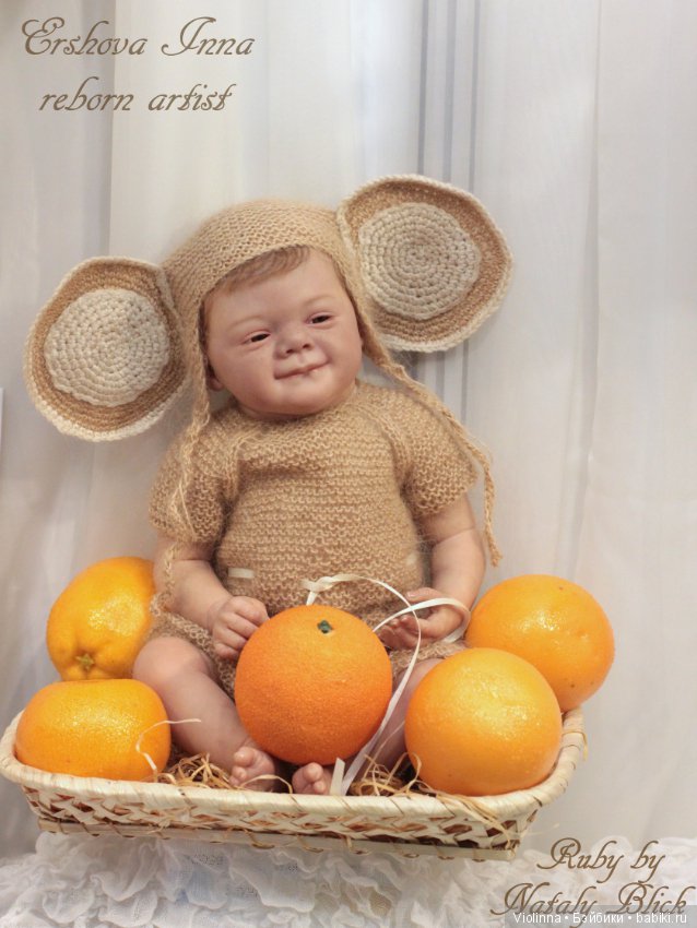 ЧебуРуби, кукла реборн Инны Ершовой, молд Ruby by Natali Blick