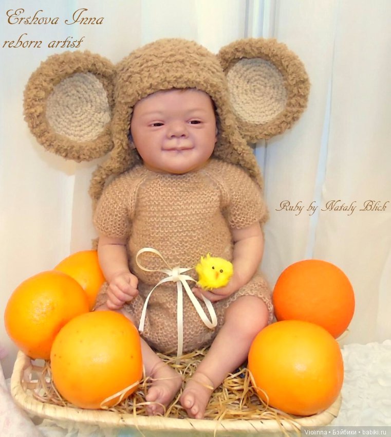ЧебуРуби, кукла реборн Инны Ершовой, молд Ruby by Natali Blick