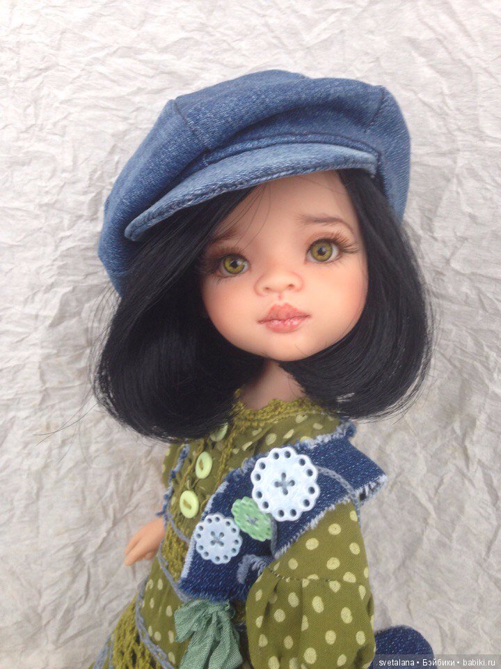 Моя зеленоглазая Лиу. ООАК куколки Паола Рейна (фото 6)