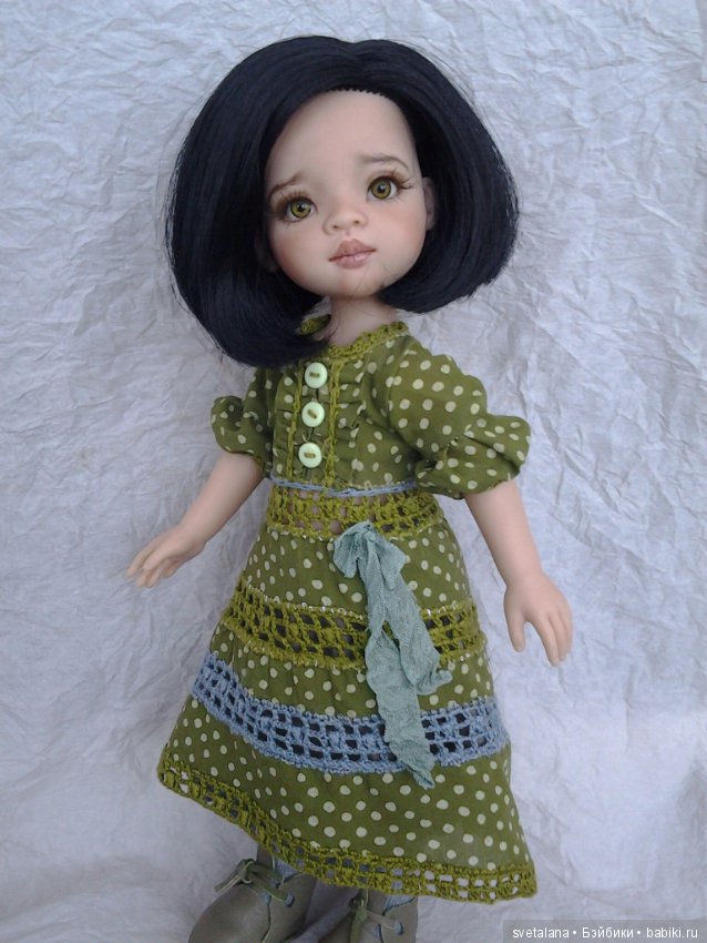 Моя зеленоглазая Лиу. ООАК куколки Паола Рейна