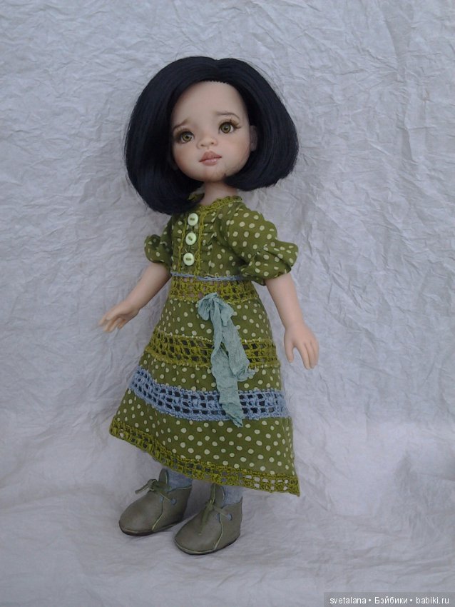 Моя зеленоглазая Лиу. ООАК куколки Паола Рейна (фото 7)