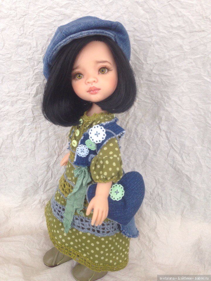 Моя зеленоглазая Лиу. ООАК куколки Паола Рейна (фото 3)