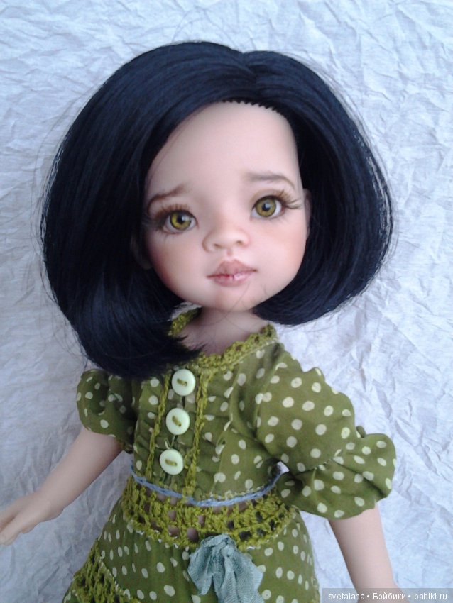 Моя зеленоглазая Лиу. ООАК куколки Паола Рейна