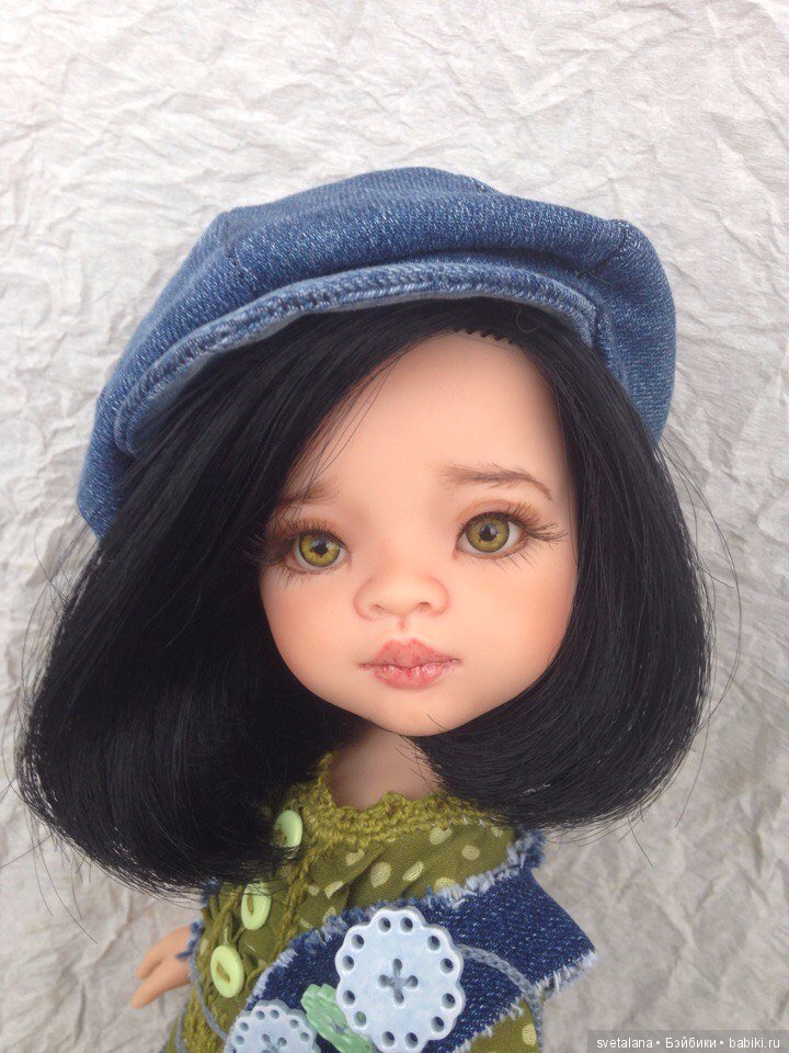 Моя зеленоглазая Лиу. ООАК куколки Паола Рейна (фото 4)