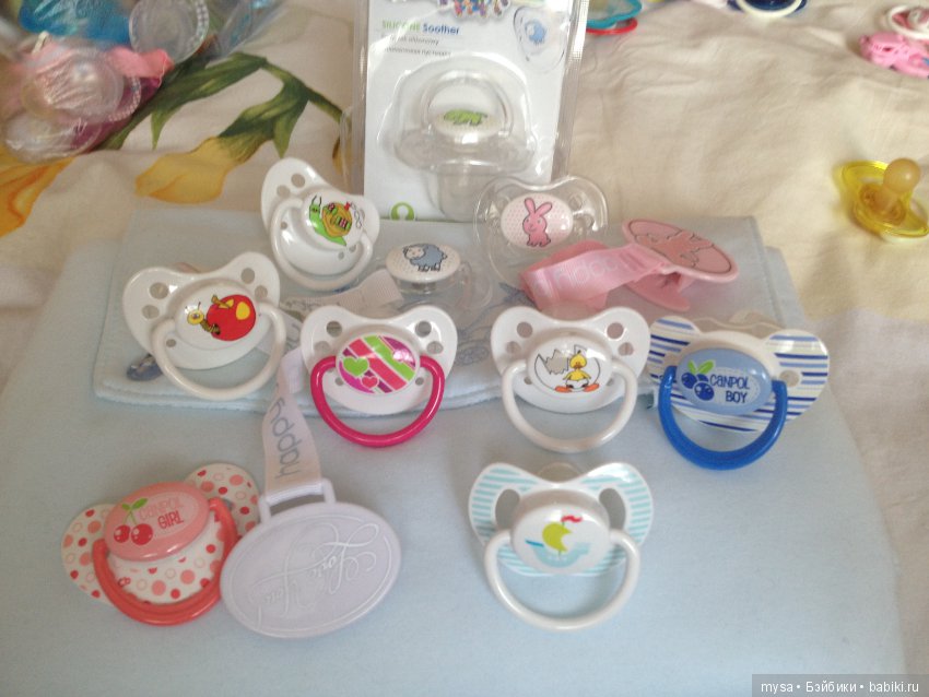 Сумасшедшая коллекция,не хватило сил сосчитать.Соски-пустышки