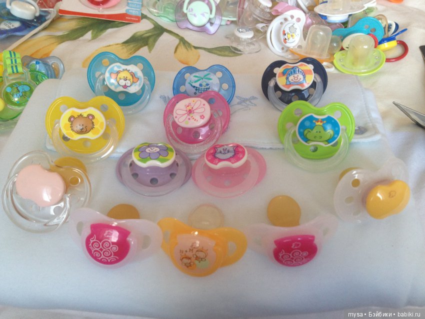 Сумасшедшая коллекция,не хватило сил сосчитать.Соски-пустышки (фото 10)