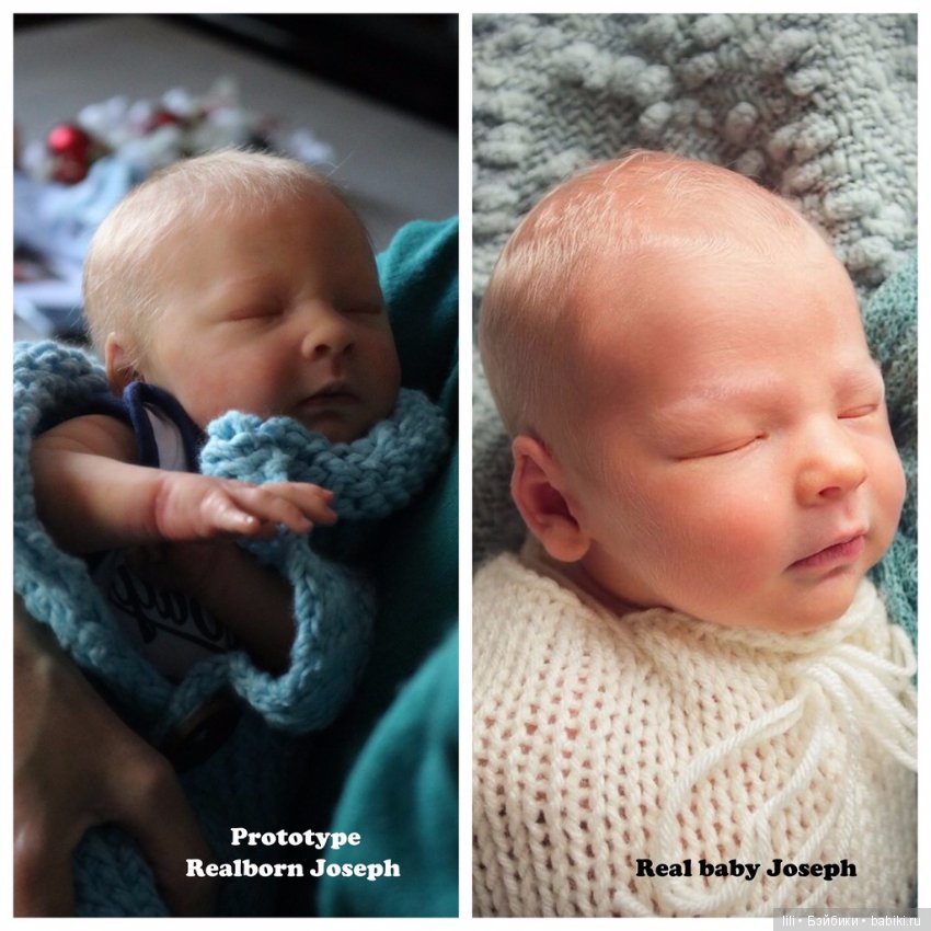 Realborn Joseph asleep — Молды и прототипы Реборн (Reborn): новинки