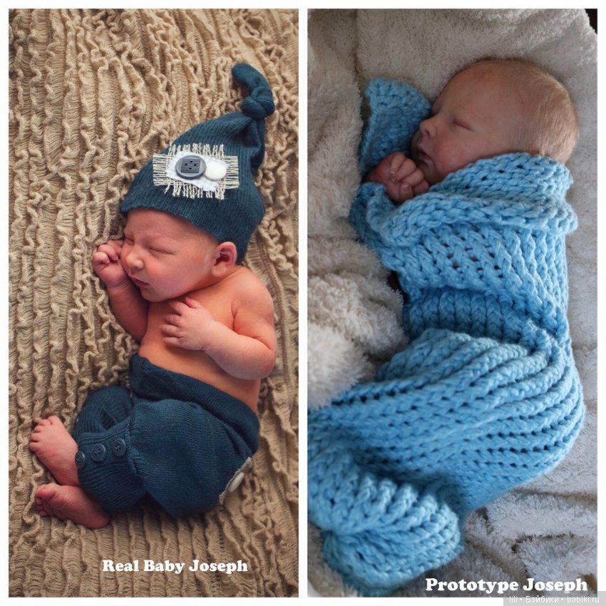 Realborn Joseph asleep — Молды и прототипы Реборн (Reborn): новинки