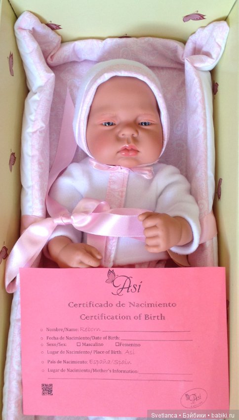 Малышка Лулу от ASI - нежная лялечка из Испании (фото 2)