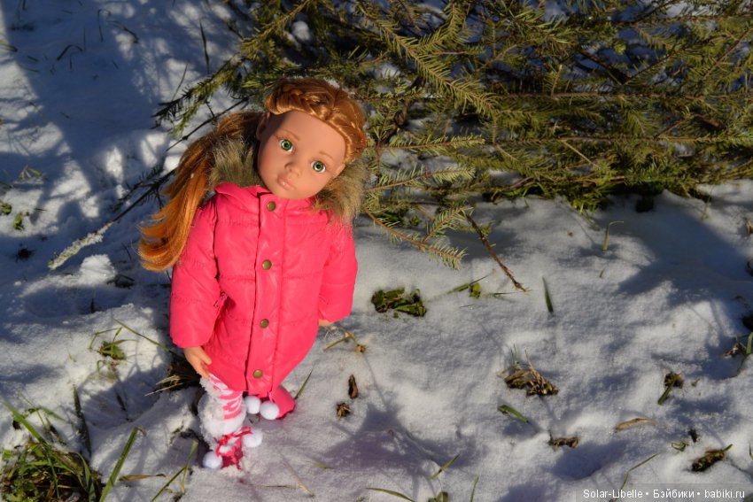 Зимняя прогулка. Готц ООАК (фото 5)