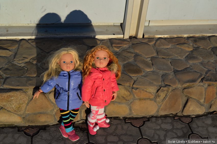 Зимняя прогулка. Готц ООАК