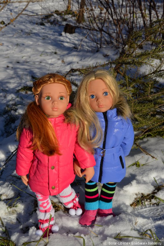 Зимняя прогулка. Готц ООАК (фото 6)