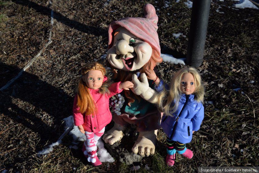 Зимняя прогулка. Готц ООАК (фото 7)