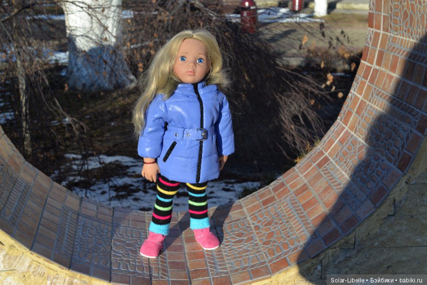 Зимняя прогулка. Готц ООАК (фото 10)