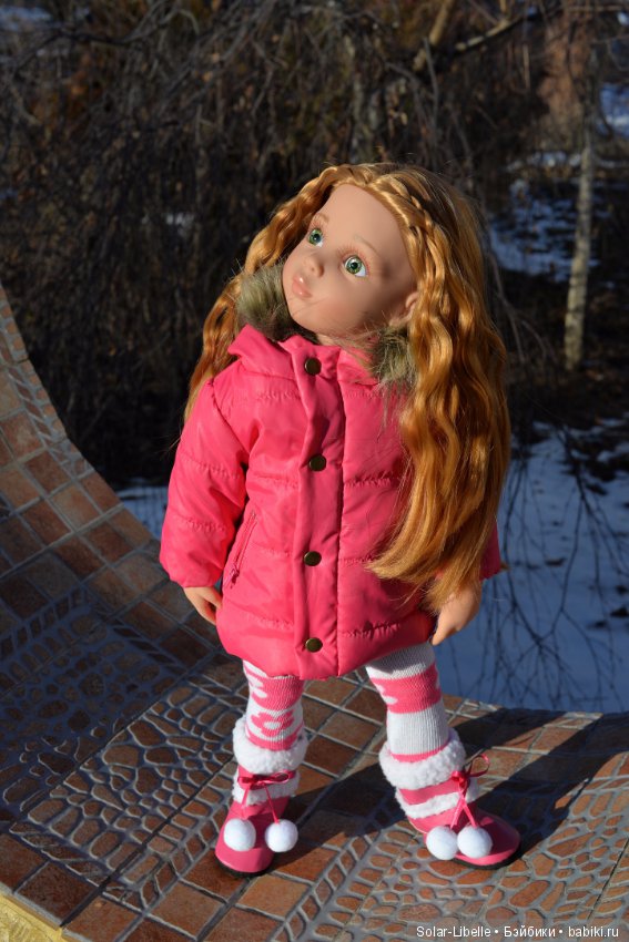 Зимняя прогулка. Готц ООАК (фото 9)