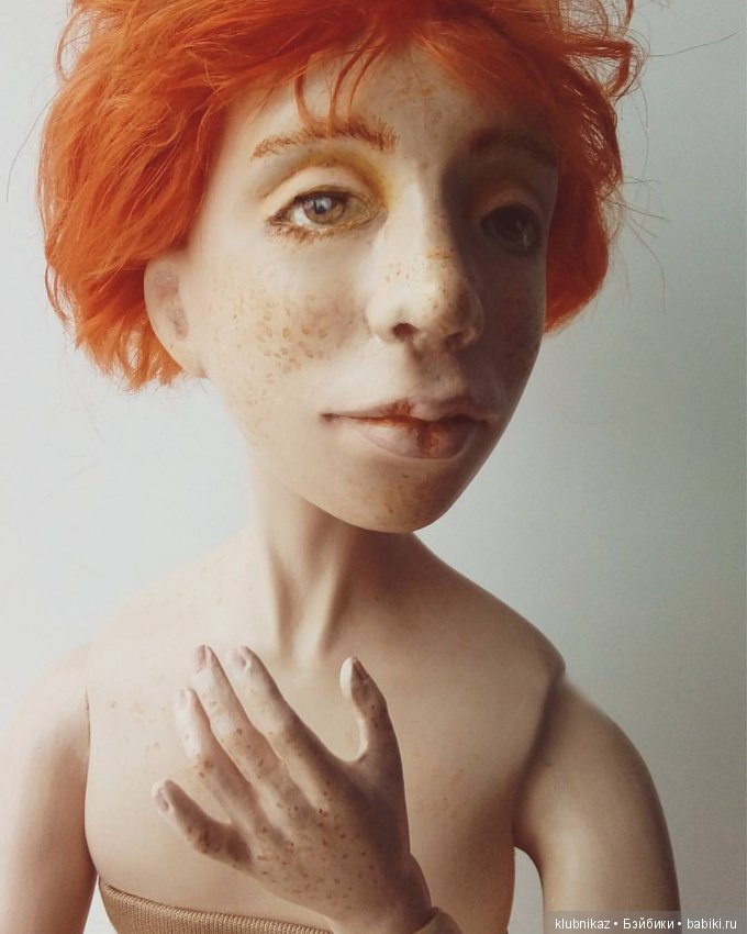 Солнечный мальчик, процесс создания шарнирной куклы