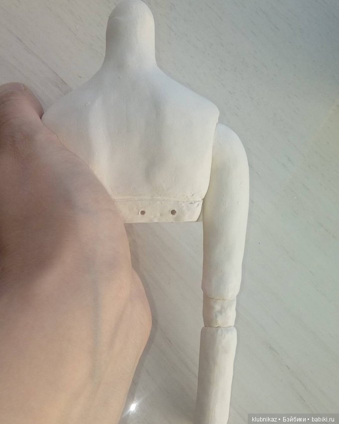 Солнечный мальчик, процесс создания шарнирной куклы (фото 7)