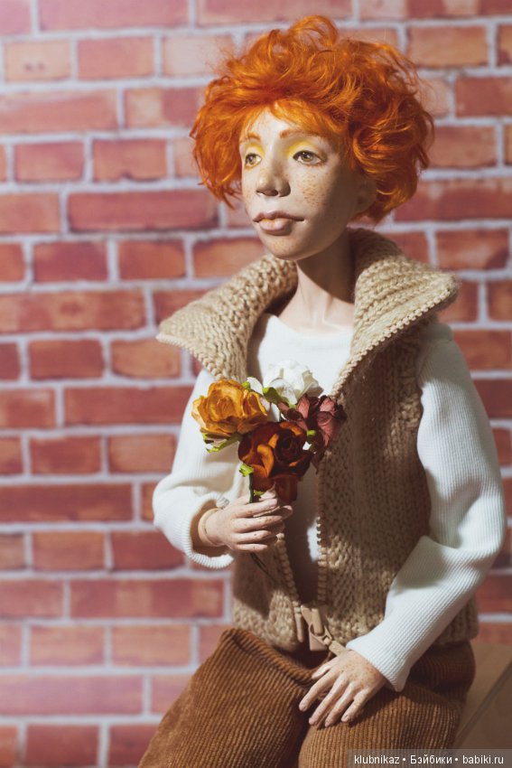 Солнечный мальчик, процесс создания шарнирной куклы