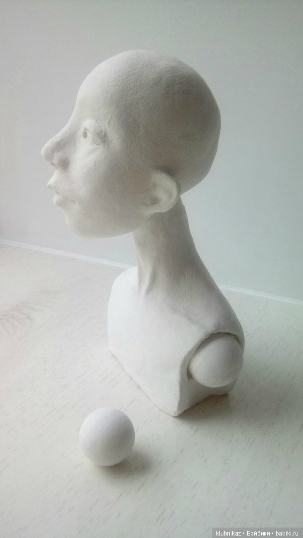 Солнечный мальчик, процесс создания шарнирной куклы (фото 3)