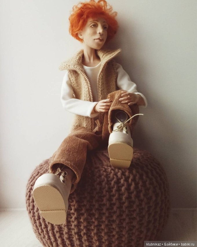 Солнечный мальчик, процесс создания шарнирной куклы