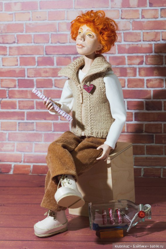 Солнечный мальчик, процесс создания шарнирной куклы