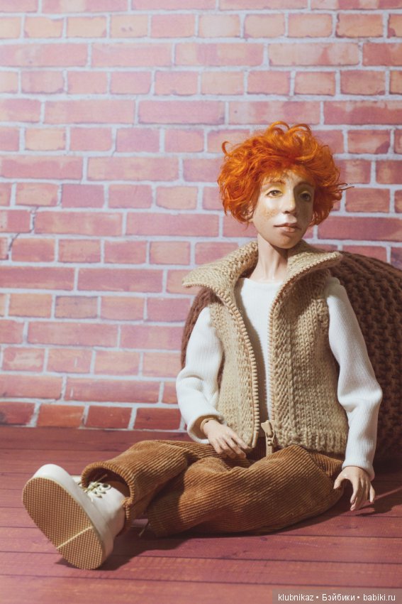 Солнечный мальчик, процесс создания шарнирной куклы