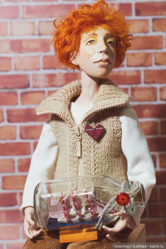 Солнечный мальчик, процесс создания шарнирной куклы