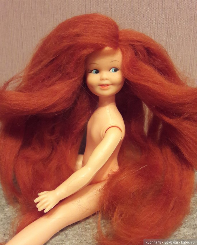 Пеппи Длинный чулок! с антресоли в новую жизнь. Мой первый ООАК старой куколки (фото 7)