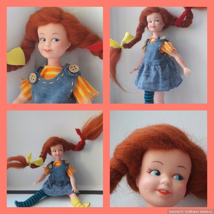 Пеппи Длинный чулок! с антресоли в новую жизнь. Мой первый ООАК старой куколки