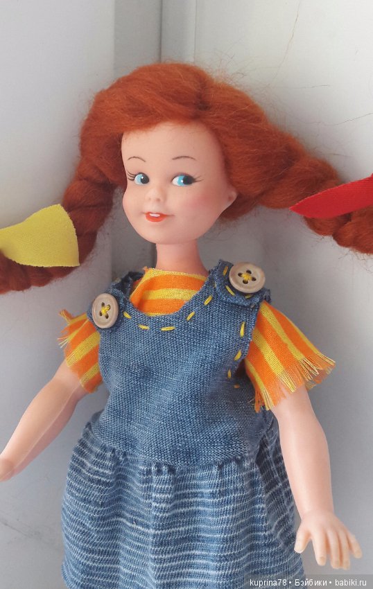 Пеппи Длинный чулок! с антресоли в новую жизнь. Мой первый ООАК старой куколки