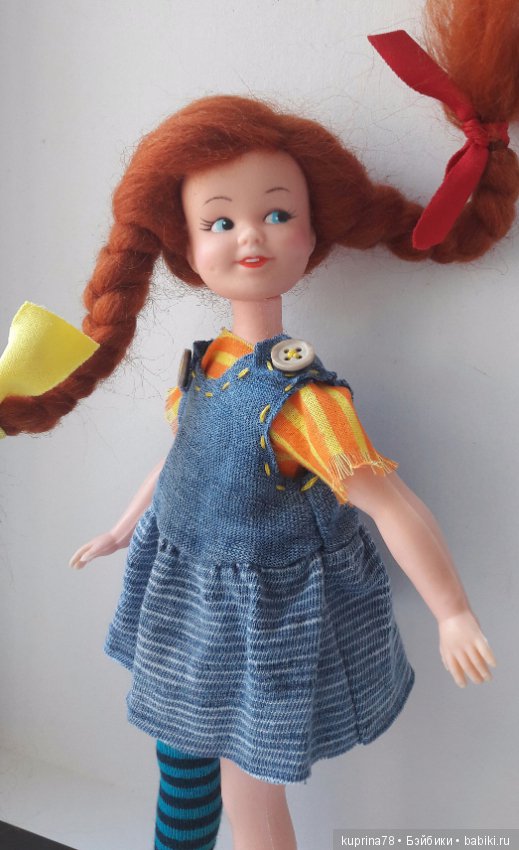 Пеппи Длинный чулок! с антресоли в новую жизнь. Мой первый ООАК старой куколки