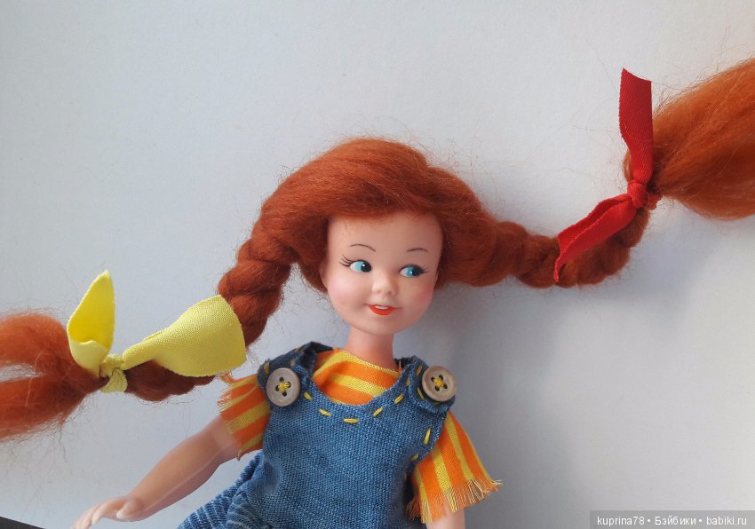 Пеппи Длинный чулок! с антресоли в новую жизнь. Мой первый ООАК старой куколки