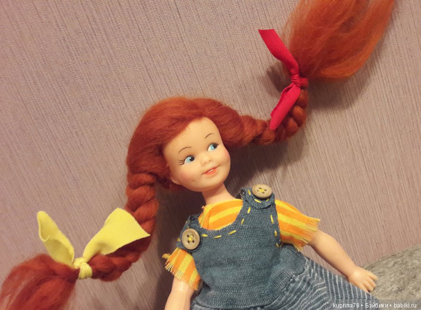 Пеппи Длинный чулок! с антресоли в новую жизнь. Мой первый ООАК старой куколки