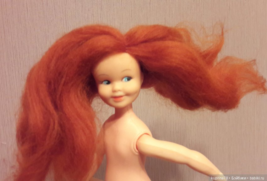 Пеппи Длинный чулок! с антресоли в новую жизнь. Мой первый ООАК старой куколки (фото 5)