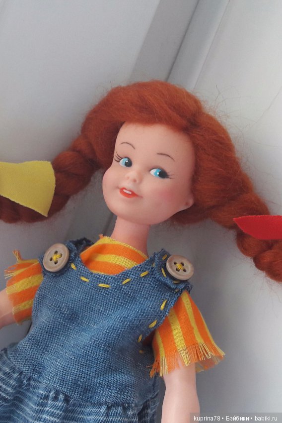 Пеппи Длинный чулок! с антресоли в новую жизнь. Мой первый ООАК старой куколки