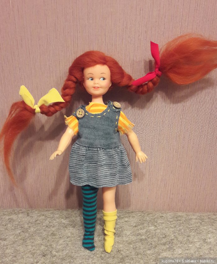 Пеппи Длинный чулок! с антресоли в новую жизнь. Мой первый ООАК старой куколки