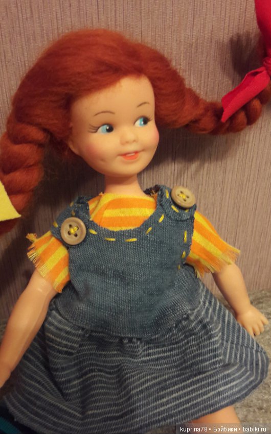 Пеппи Длинный чулок! с антресоли в новую жизнь. Мой первый ООАК старой куколки